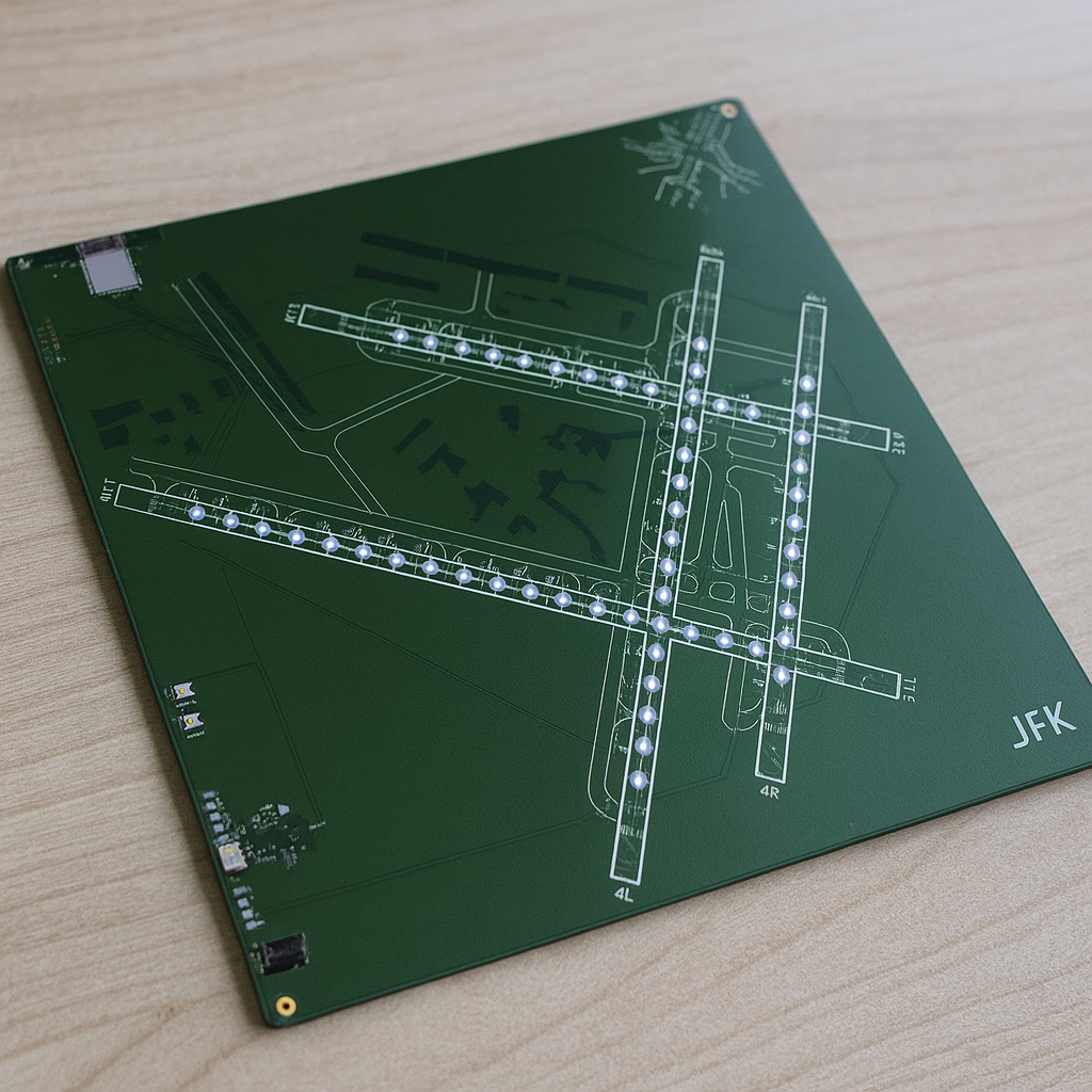 JFK Runways - Live LED Maps (Pre-Order)